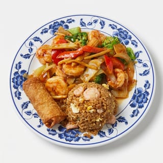 Kung Bo Shrimp Combination