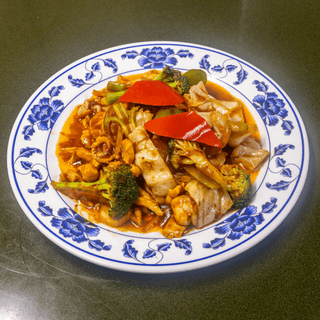 D6. Kung Bo Chicken Combination
