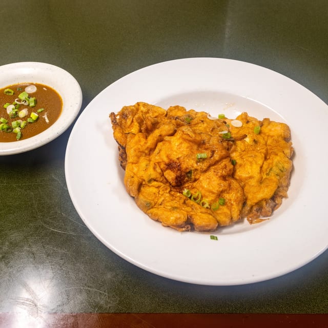 Shrimp Egg Foo Young.