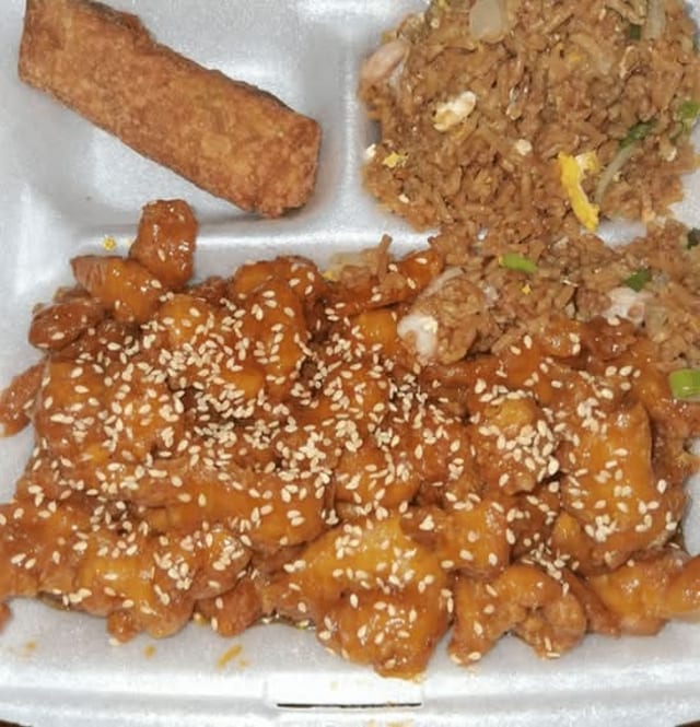 L23. Honey, Sesame or Orange Chicken.